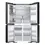 Thumbnail: Bespoke Counter Depth 4-Door Flex™ Refrigerator (23 cu. ft.) with AI Family Hub™ Open