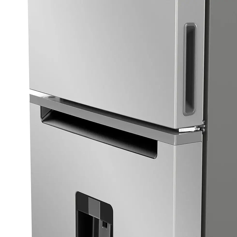 Miniatura: Whirlpool 11 Cu. Ft. Top Mount Refrigerator in Stainless Steel Detail
