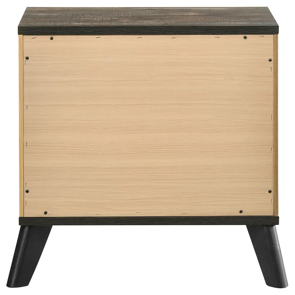 Miniatura: Kaywood Nightstand in Natural Pine Finish Back View