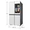 Thumbnail: Bespoke 4-Door Flex™ Refrigerator Dimensions