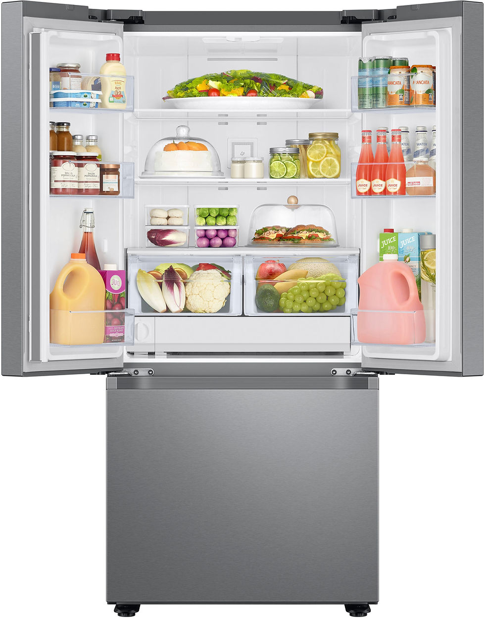 Miniatura: "SAMSUNG" 22 CU FT SMART FRENCH DOOR REFRIGERATOR IN STAINLLES STEEL