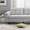 Miniatura: Serena Sectional Sofa with Chaise in Grey Fabric  Sofa Detail