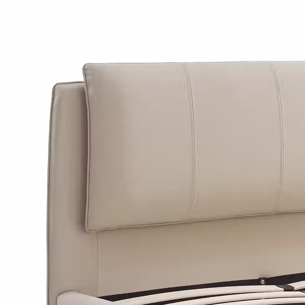 Miniatura: Astrid Platform Bed with Pillow Headboard Pillow detail angle