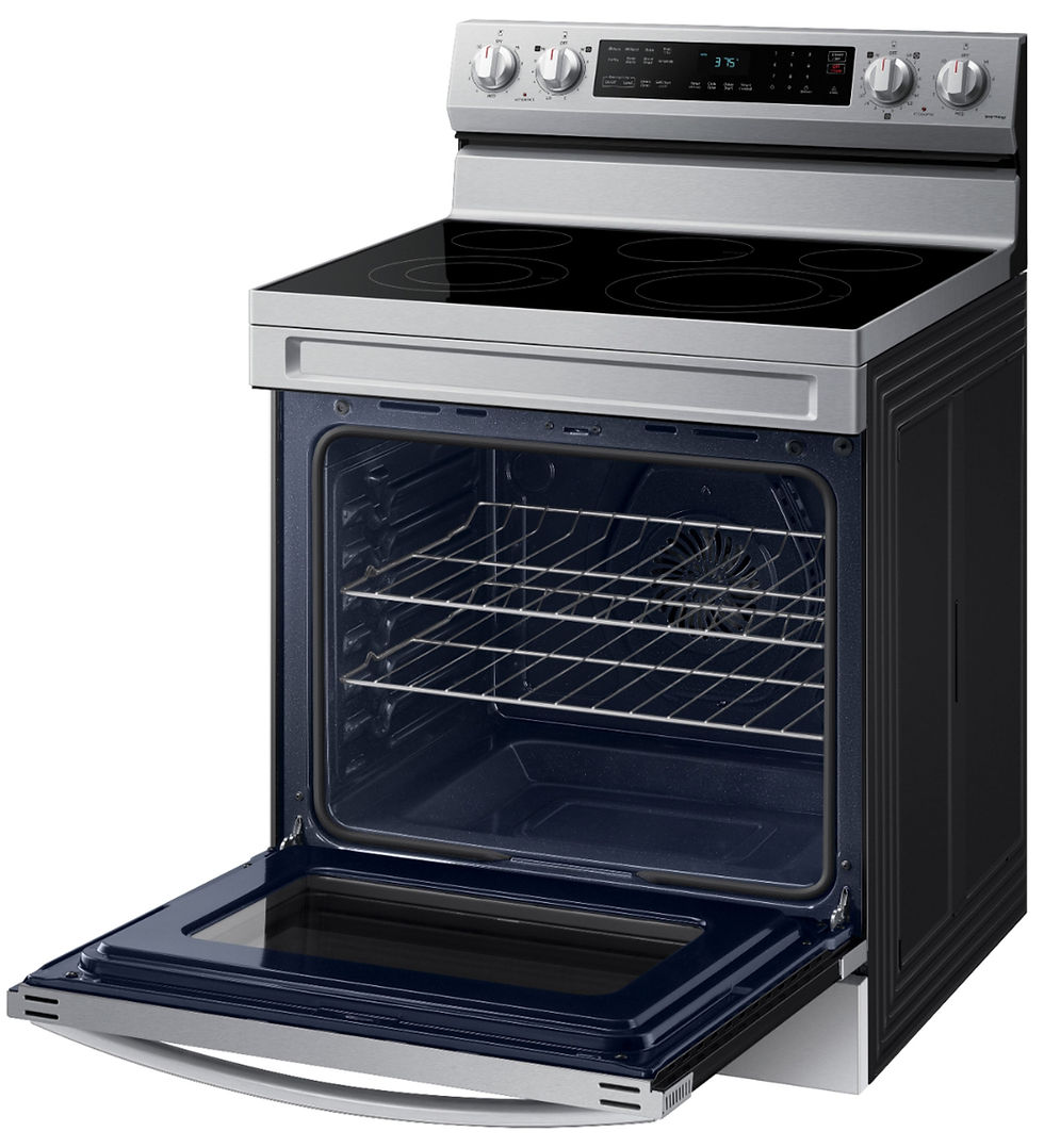 Thumbnail: Samsung 6.3 cu. ft. Smart Electric Range with  Air Fry & Convection