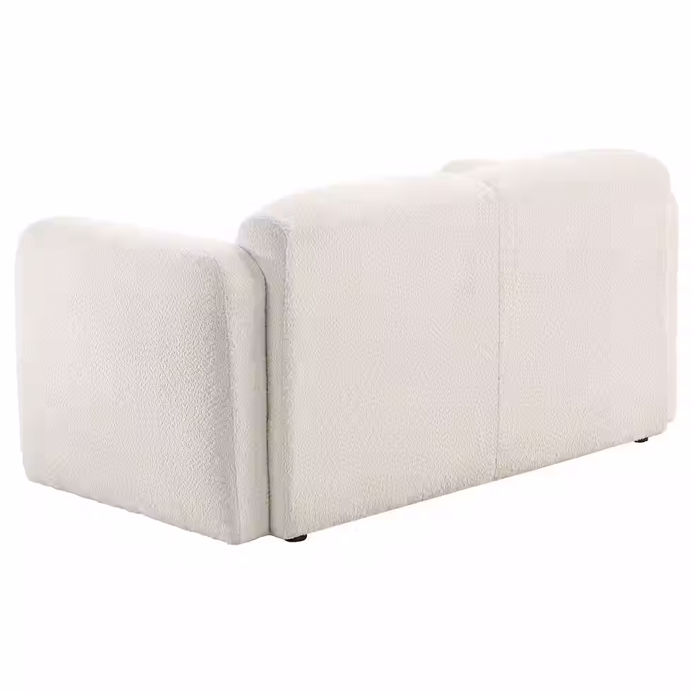 Miniatura: Dorset Soft Minimalist Sofa White Back View