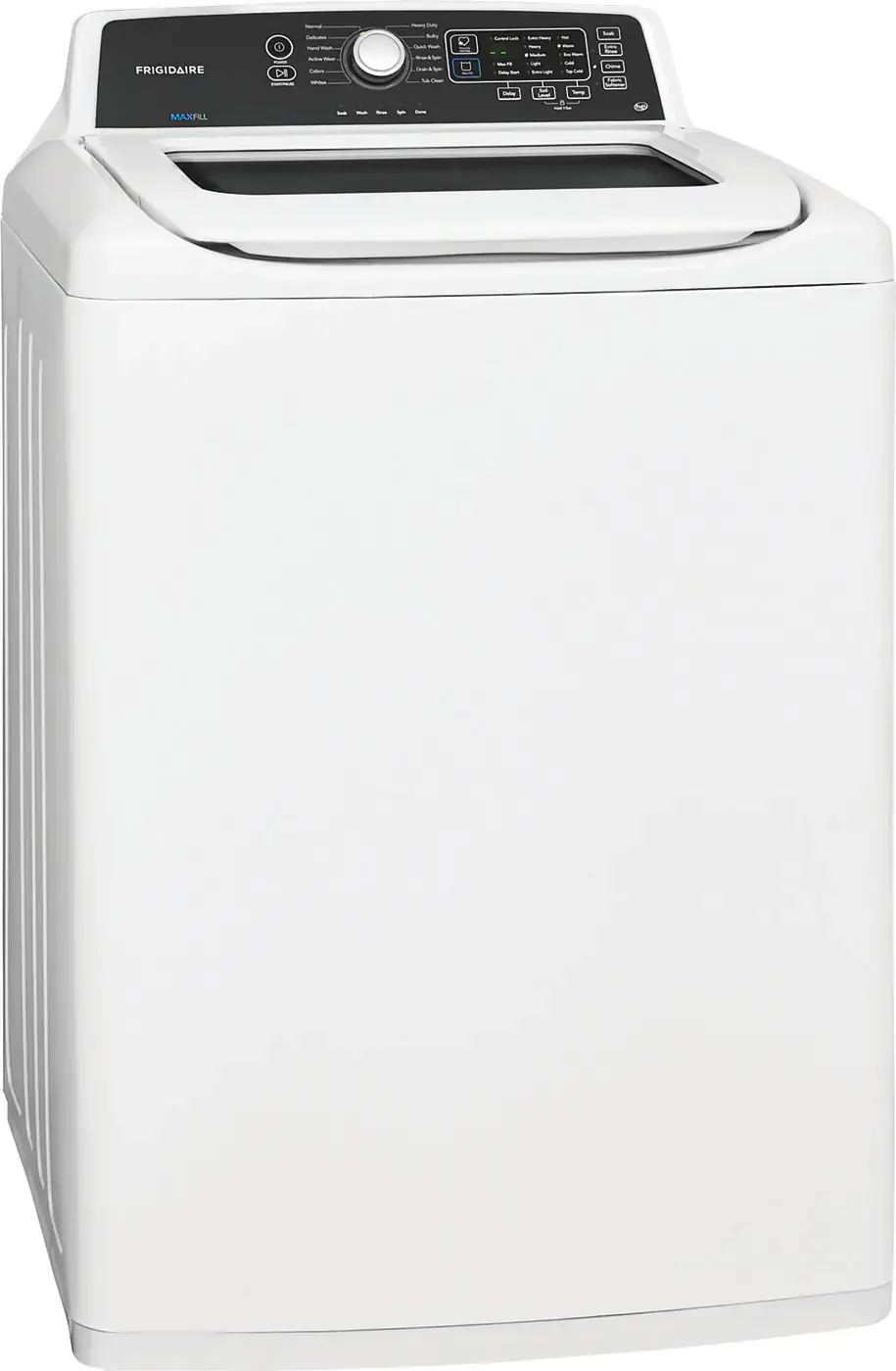 Thumbnail: "Frigidaire"  4.1 Cu. Ft. High Efficiency Top Load Washer in White Angle View 2