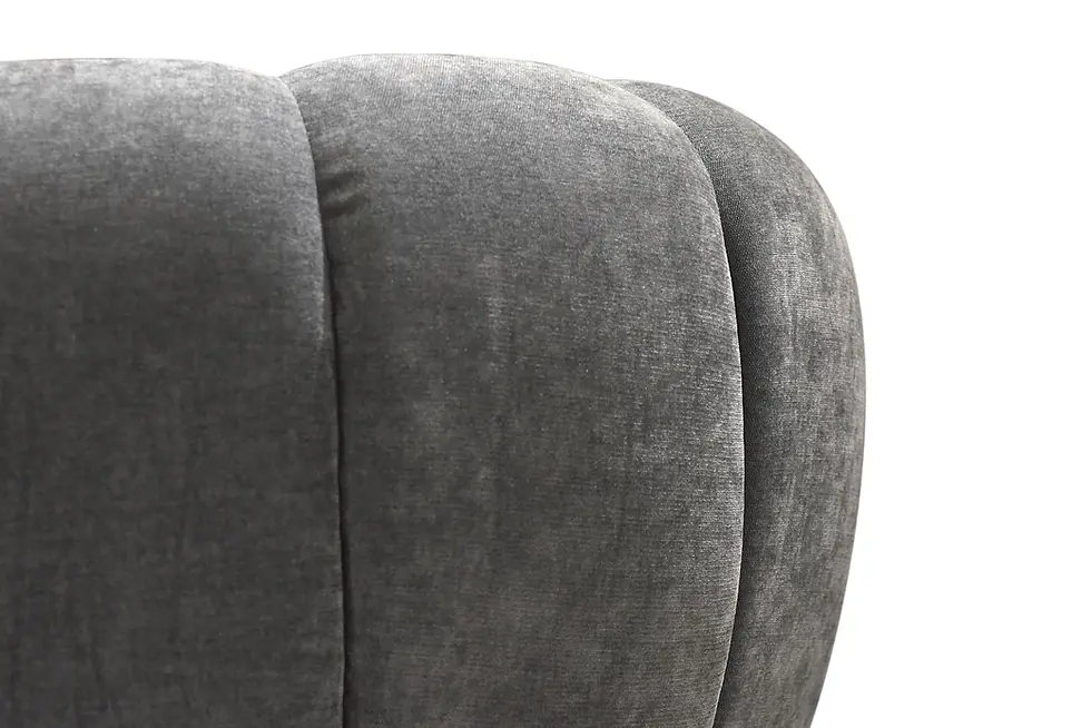 Thumbnail: "Adele" Pumpkin Chair and Ottoman
