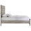 Thumbnail: Cove Grey Bed with Rustic Finish Side View