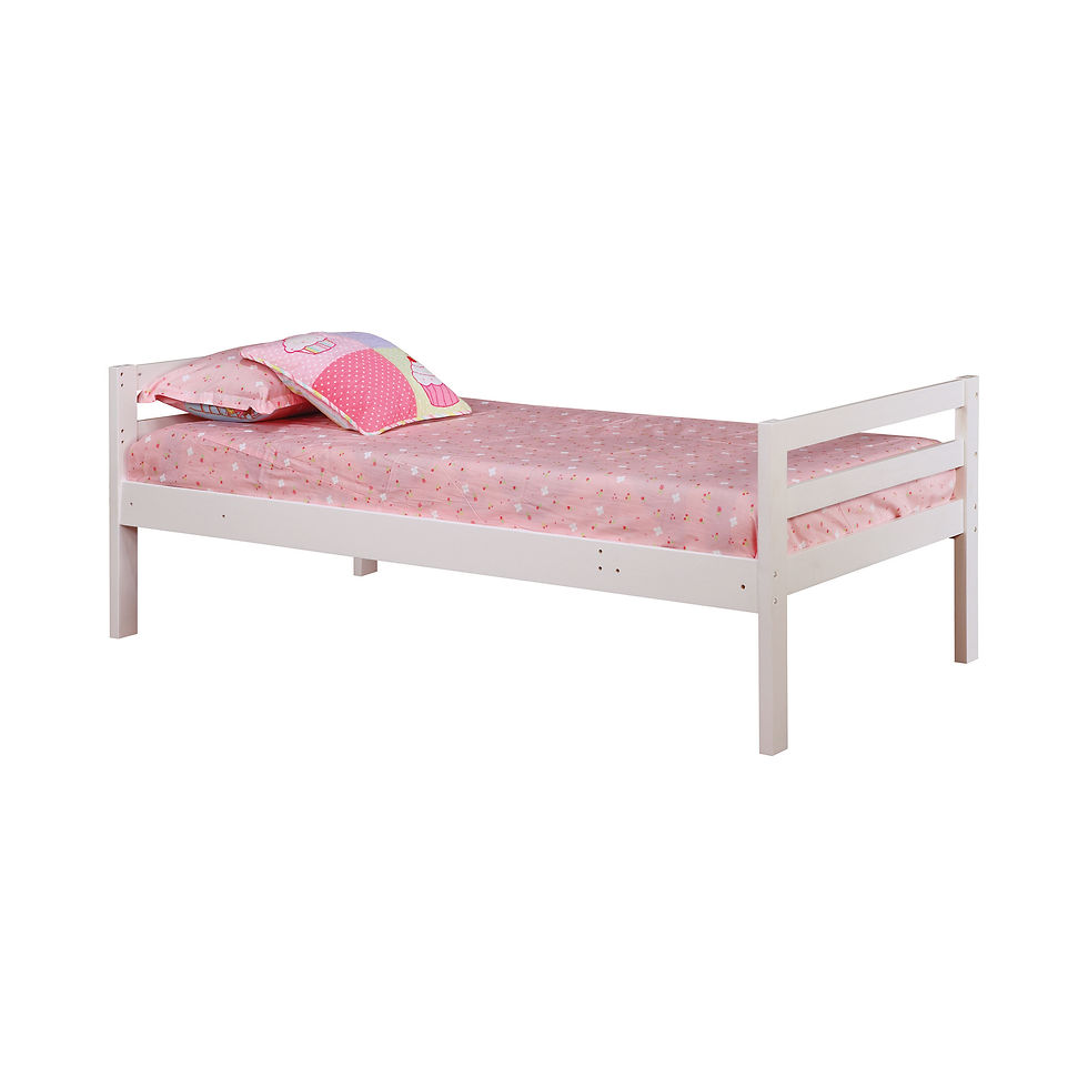Miniatura: 400302 “SANDLER” TRIPLE BUNKBED IN BROWN OR WHITE FINISH