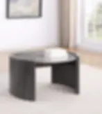 Gladstone Grey Round Coffee Table Room Scene