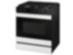 Bespoke Smart Slide-In Gas Range with Air Sous Vide & Air Fry – White angle View