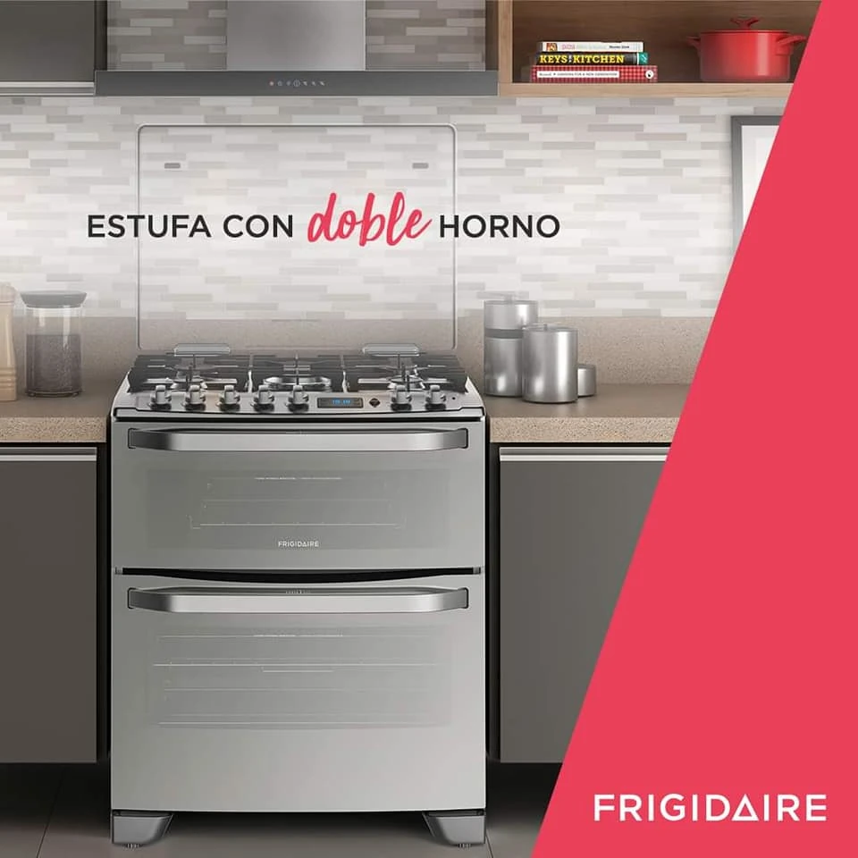 "Frigidaire" 30" Double Oven Gas Range in Stainless Steel Double Oven Feature