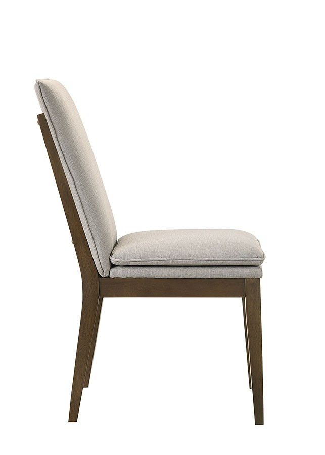 Thumbnail: Maggie Dining Chair in Walnut and Natural Side View