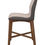 Miniatura: "Logan" Counter Height Stools Light Grey And Natural Walnut Side View Silo