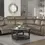 Thumbnail: Centeroak Manual Reclining Sectional Sofa Set Room Scene