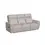 Thumbnail: Sago Faux Leather Recliner Couch in Grey Angle View