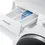 Thumbnail: Samsung Apartment Size Front Load Washer in White Dispenser detail