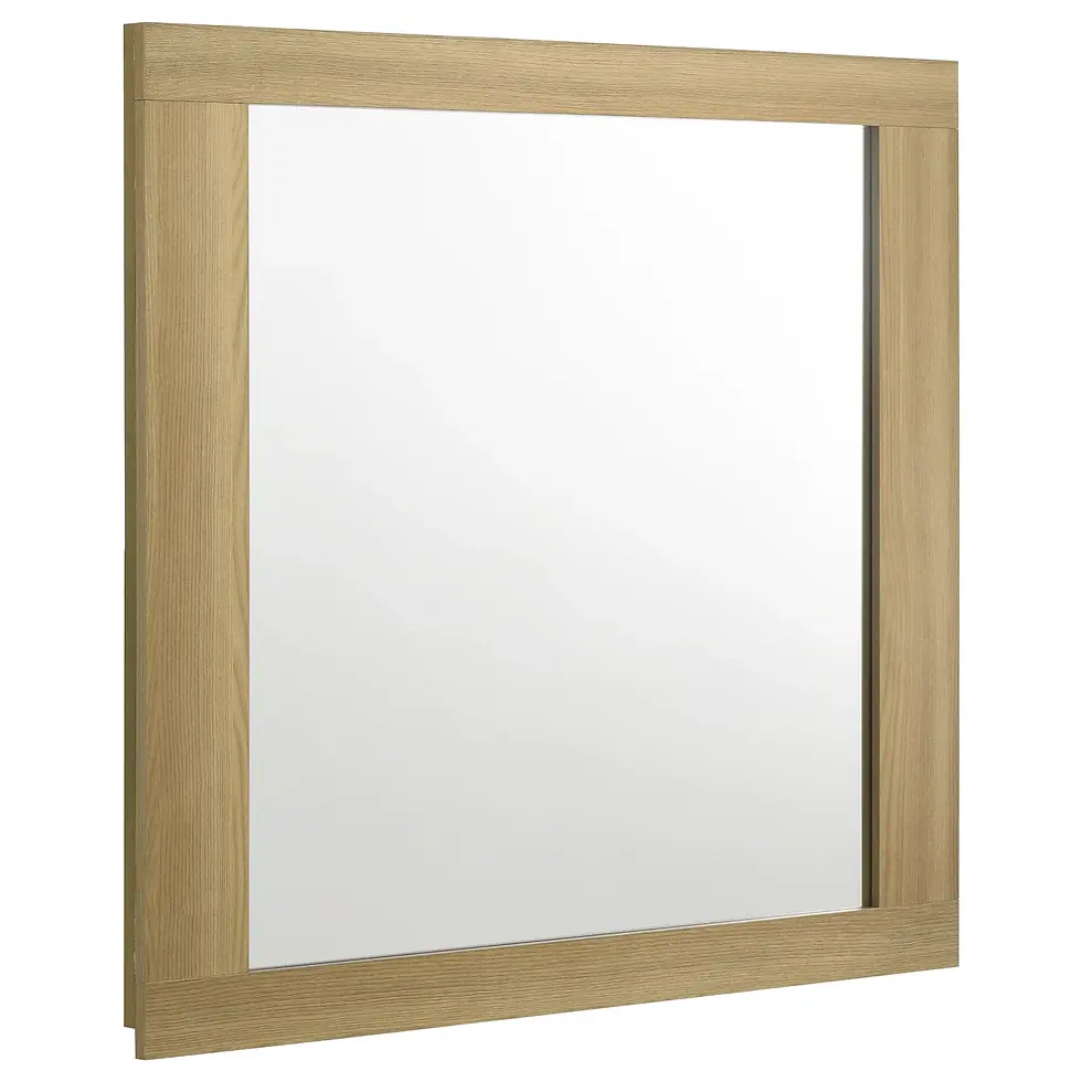 Miniatura: Hyland Bedroom Mirror in Natural and White