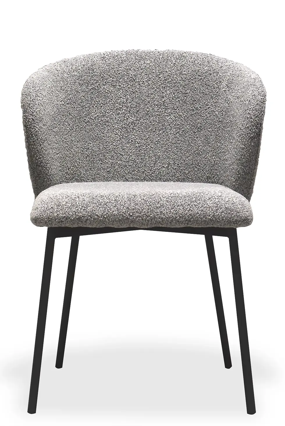 Thumbnail: Silvia Dining chair Angle View Grey Front View