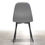 Thumbnail: Eva Small Dining Table Set for 4 Chair Back View