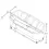Thumbnail: Ellorie Modern Curved Loveseat Dimensions Outline