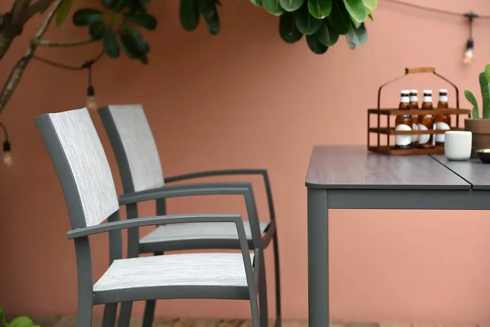 Miniatura: Ragusa 5-Piece Patio Dining Set Chair Side View