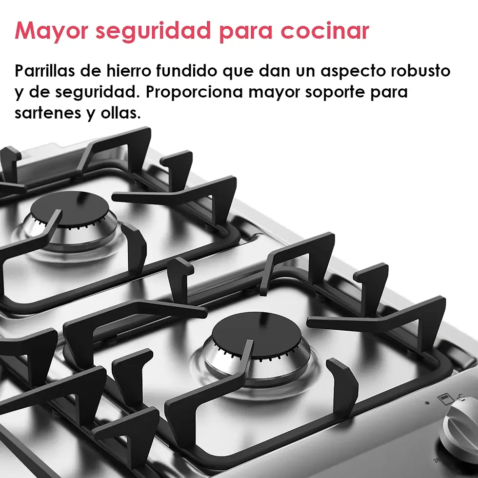 Thumbnail: "Frigidaire" 30" Double Oven Gas Range in Stainless Steel Grates Feature