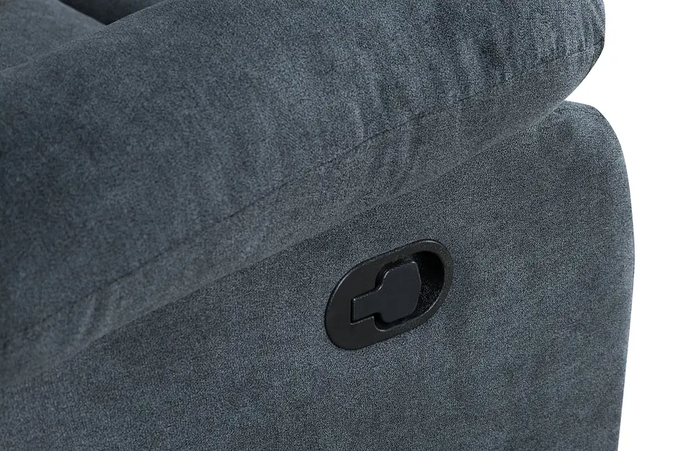 Thumbnail: Andrew Contemporary Grey Reclining Sofa Set handle Detail