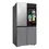 Thumbnail: Bespoke Counter Depth 4-Door Flex™ Refrigerator (23 cu. ft.) with AI Family Hub™ Angle View