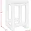 Thumbnail: Eleanor Nesting Counter Table Set with Stools Dimensions Outline