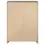 Miniatura: Baker Tall Chest Of Drawers in Brown And Light Taupe Back View Silo