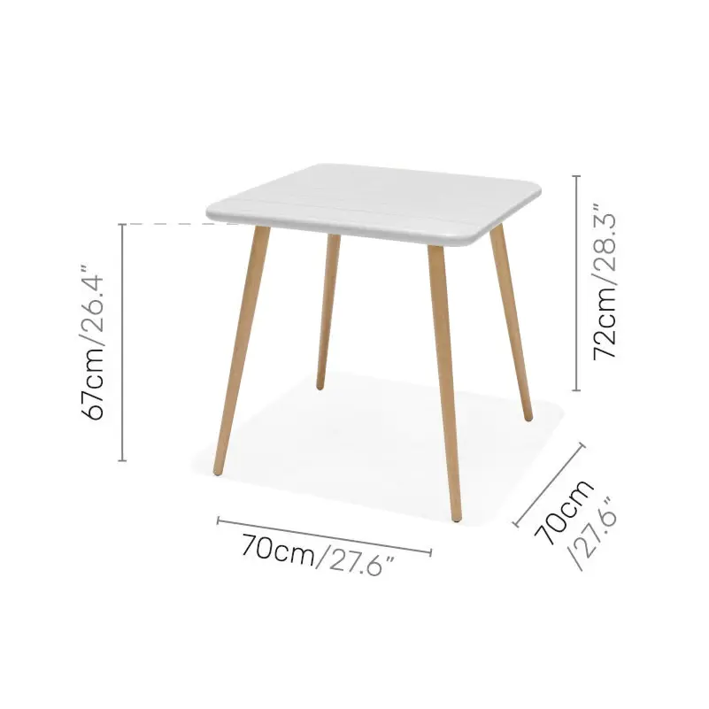 Miniatura: Nassau Patio Bistro Table Dimensions
