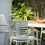 Miniatura: Portals Outdoor Counter Height Dining Set Chair Detail Back