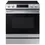 Thumbnail: Samsung 6.3 cu. ft. Smart Slide-in Electric Range with Air Fry Stainless Steel Front View