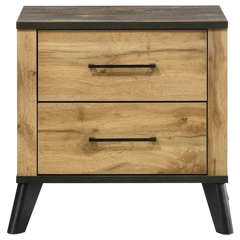 Miniatura: Kaywood Nightstand in Natural Pine Finish Front View
