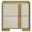 Thumbnail: Hyland 2-Drawer Bedside Table in Natural and White Front View