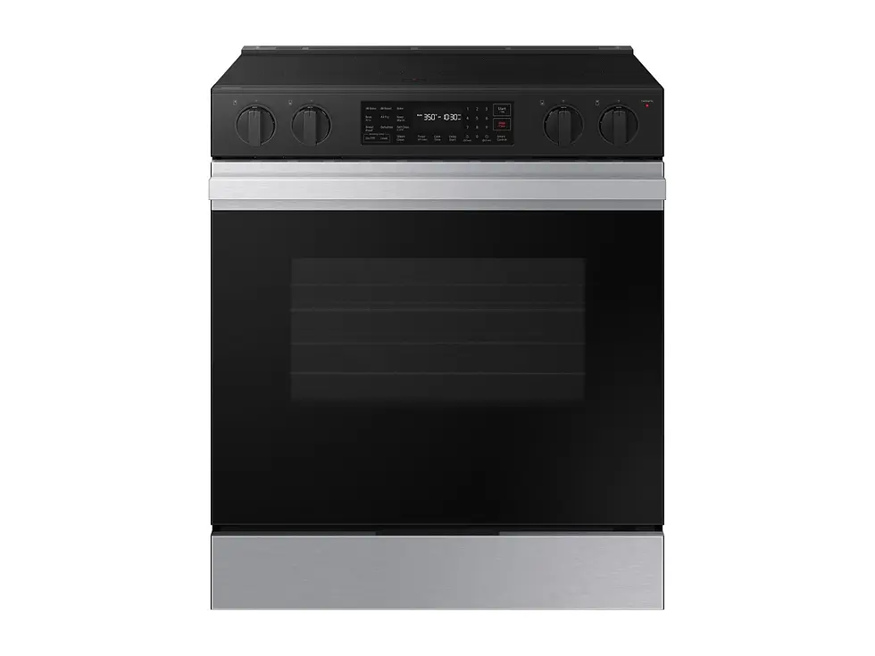 Thumbnail: Bespoke 6.3 cu. ft. Smart Slide-In Electric Range w Air Fry & Precision Knobs front View