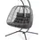 Miniatura: Giorgio Patio Double Hanging Chair Grey Silo