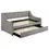 Miniatura: Chatsboro Upholstered Daybed with Trundle Open Angle View