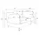 Thumbnail: Jade Modern Loveseat Dimensions Outline