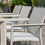 Thumbnail: Urbanite Outdoor Dining Chair Patio Scene Side View
