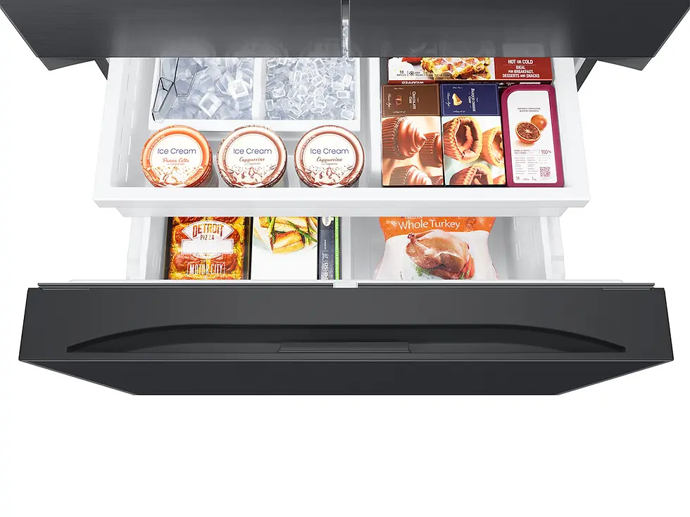 Thumbnail: Samsung French Door Refrigerator 32 Cu. Ft. with Double Ice Maker Freezer Top View