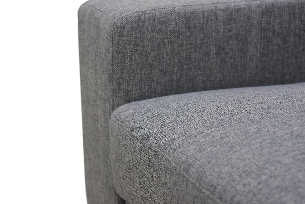 Miniatura: Taylor Modern Sofa set in Grey Fabric Seat Detail