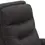 Miniatura: Delia Modern Recliner Chair in Charcoal Fabric back rest Detail