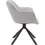 Miniatura: Colette Modern Dining Chair in Grey Side View