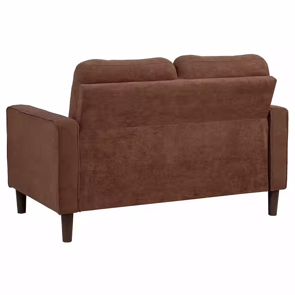 Miniatura: Bowen Loveseat Brown Back View