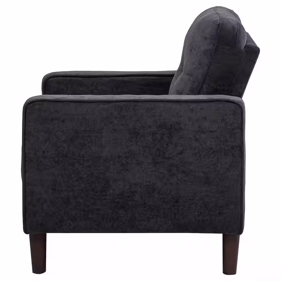 Thumbnail: Bowen Accent Armchair Grey Side View