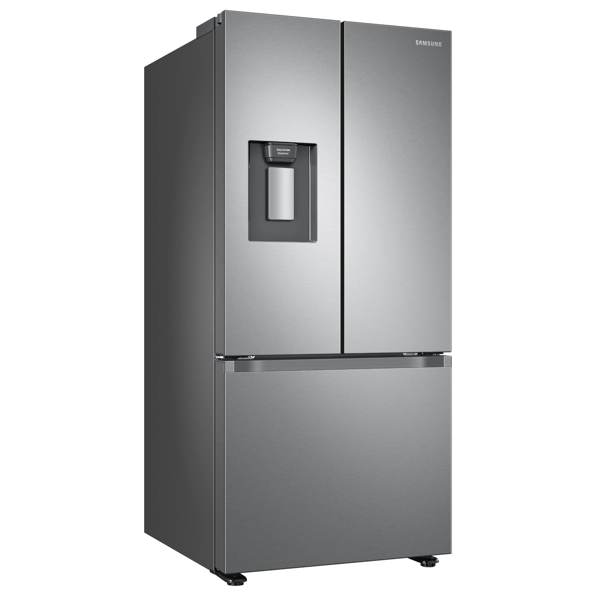 Samsung 22 cu. ft. Smart 3-Door French Door Refrigerator Angle View