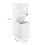 Miniatura: Whirlpool 1.6 Cu. Ft. Electric Stacked Laundry Center with Dimensions