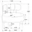 Miniatura: Zonie Modern Accent Chair in Boucle Fabric Dimensions Outline